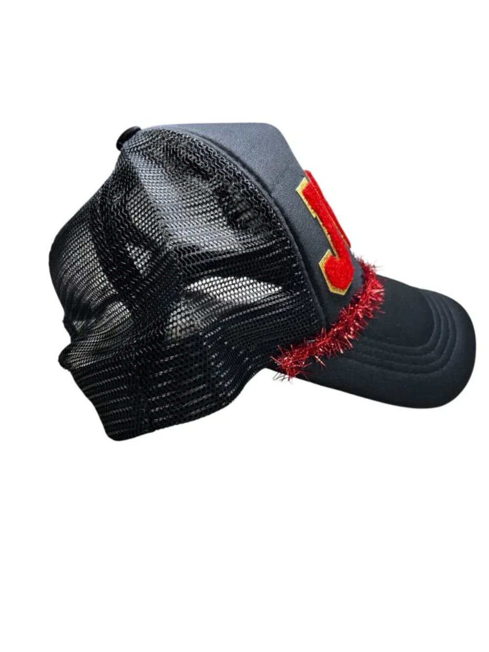 JOY Trucker Hat SnapBack Christmas Party Red Black